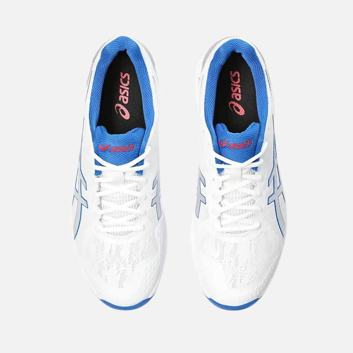 Asics Strike Rate FF White/Pure Silver Cricket Shoes