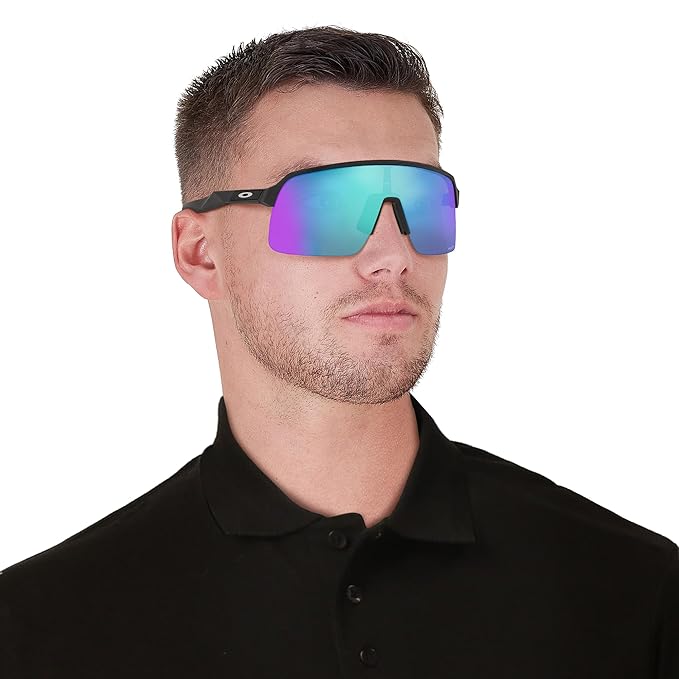 Oakley Sports Sunglasses 9463-19 Sutro Lite Matte White Prizm Sapphire