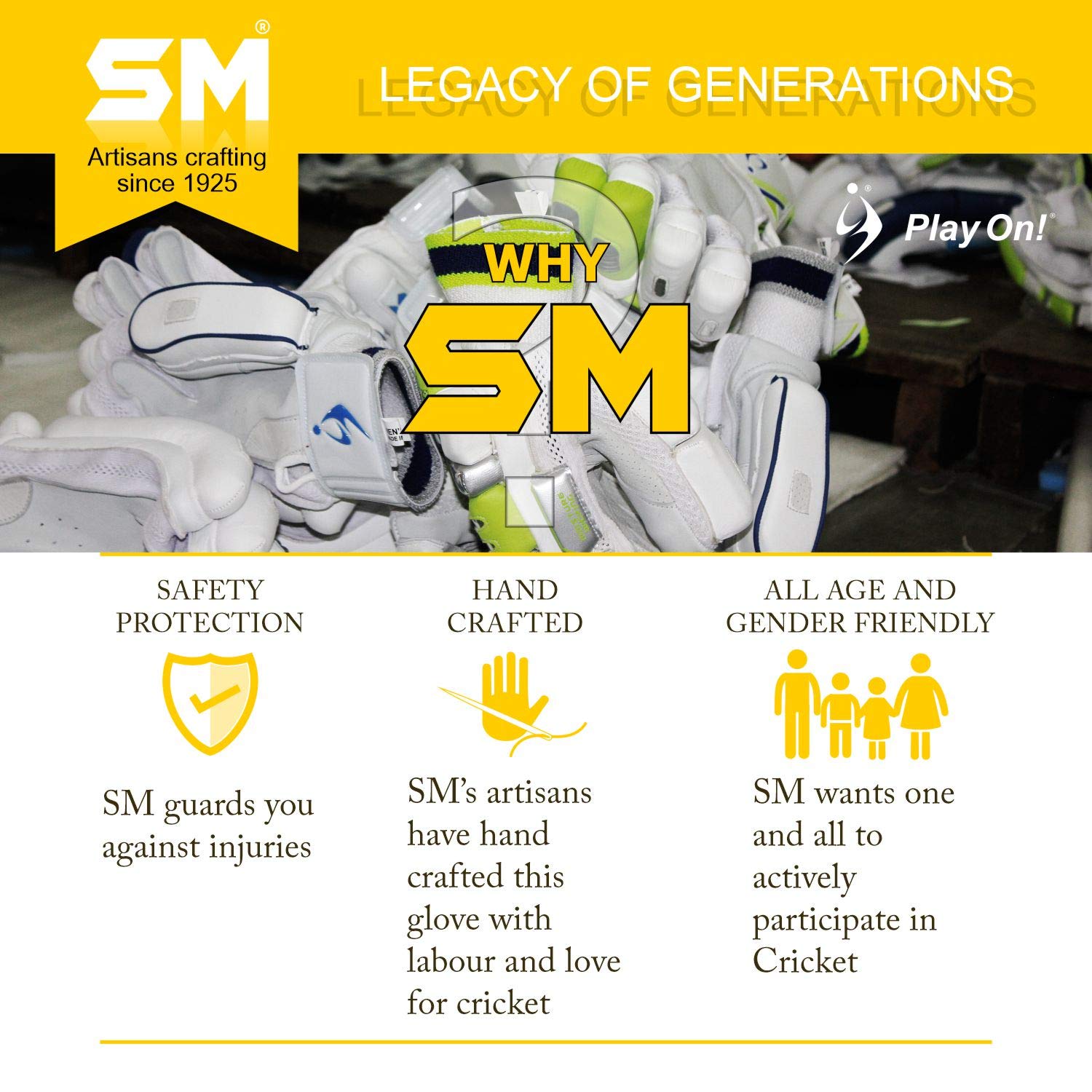 SM Batting Gloves King Of Kings