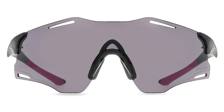 Oakley Sports Sunglasses 9512-05 Cybr Zero Polished Carbon Prizm Gray