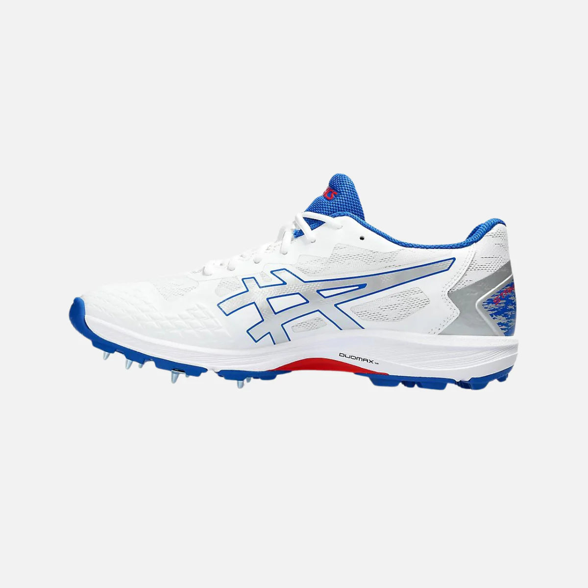 Asics Strike Rate FF White/Pure Silver Cricket Shoes