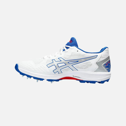 Asics Strike Rate FF White/Pure Silver Cricket Shoes