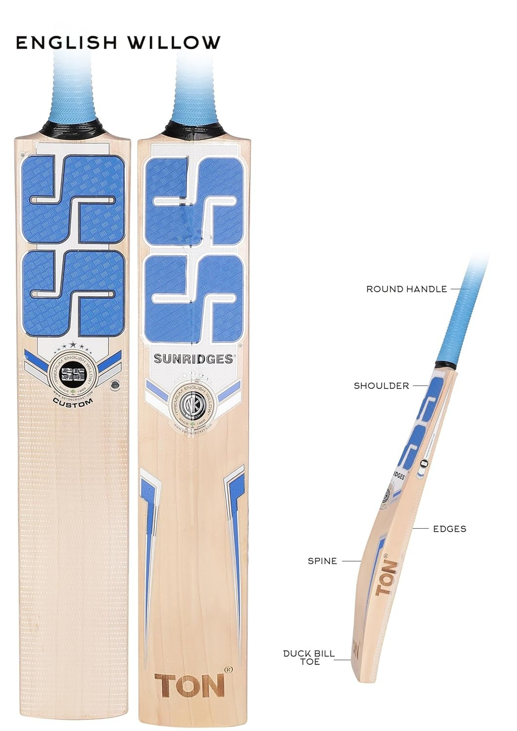 SS Cricket Bat Sky Fire