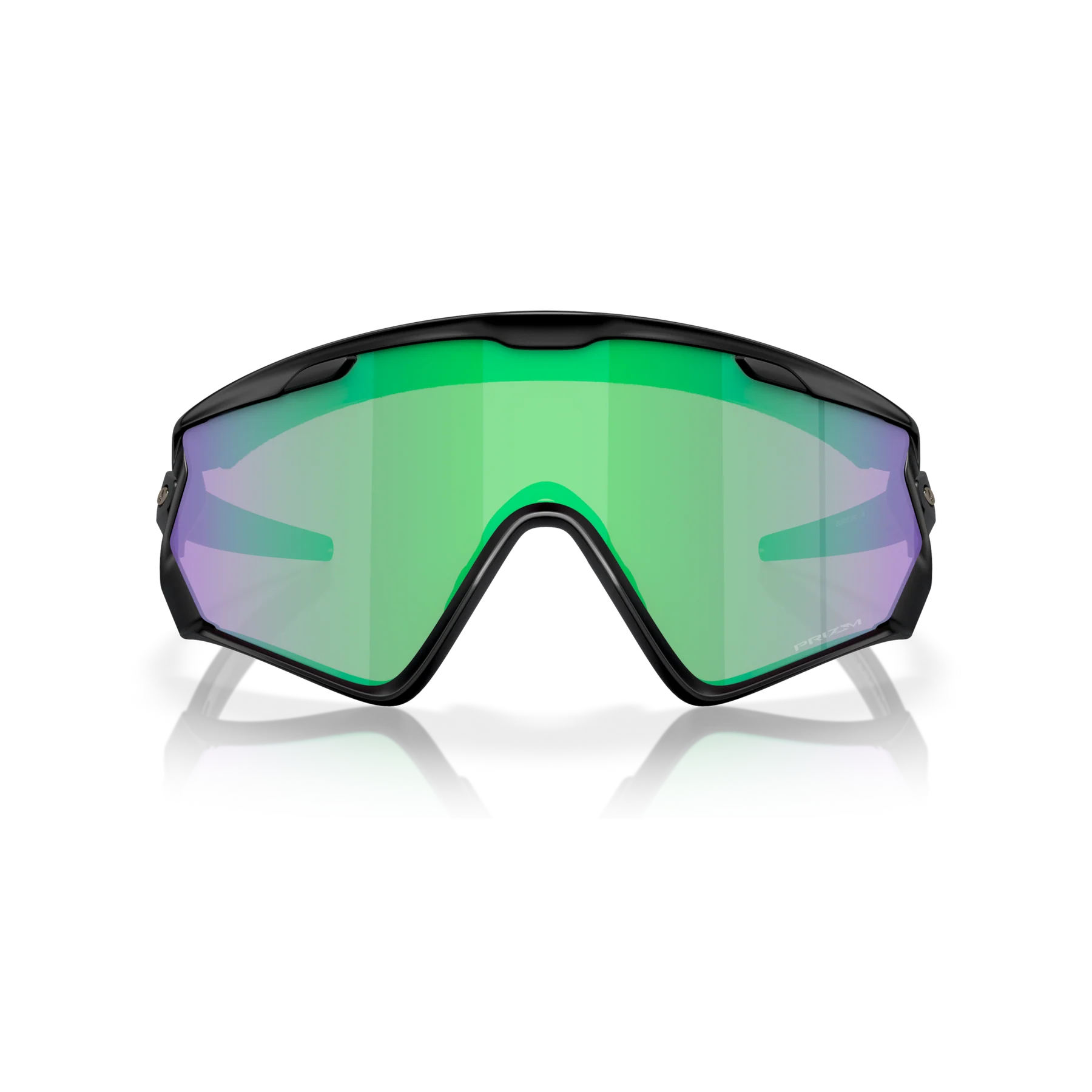 Oakley Sports Sunglasses 9418-28 Wind Jacket Matte Black Prizm Road Jade