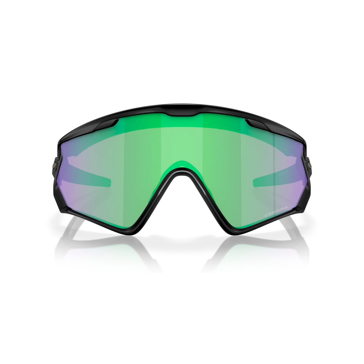 Oakley Sports Sunglasses 9418-28 Wind Jacket Matte Black Prizm Road Jade
