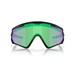 Oakley Sports Sunglasses 9418-28 Wind Jacket Matte Black Prizm Road Jade