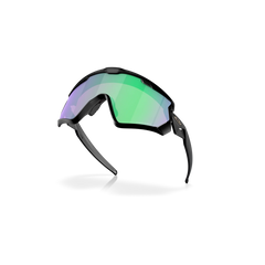Oakley Sports Sunglasses 9418-28 Wind Jacket Matte Black Prizm Road Jade