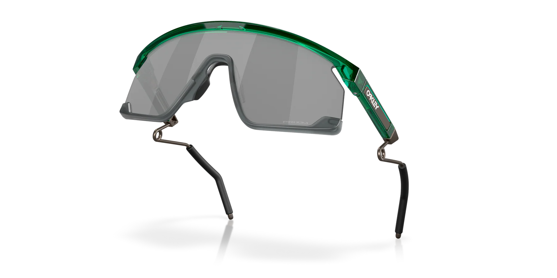 Oakley Sports Sunglasses 9237-05 BXTR Metal Trans Viridian Prizm Black