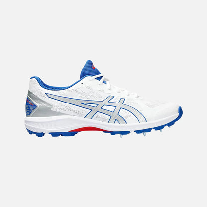 Asics Strike Rate FF White/Pure Silver Cricket Shoes