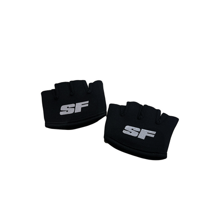 SF Pro Cricket Fielding and Catching Gloves for Adults - Half Finger, Lightweight Training Gloves with Strategic Padding and Secure Grip