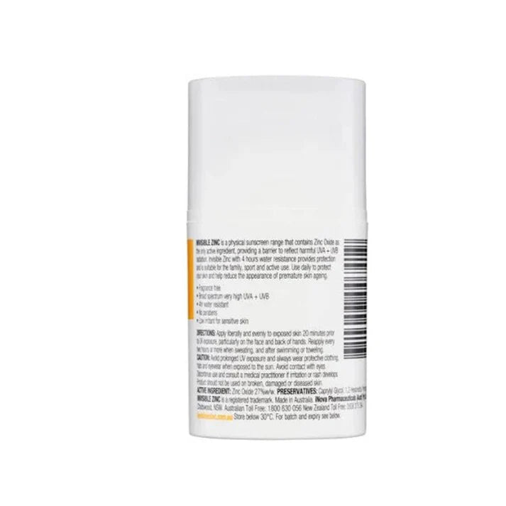 Invisible Zinc SPF 50