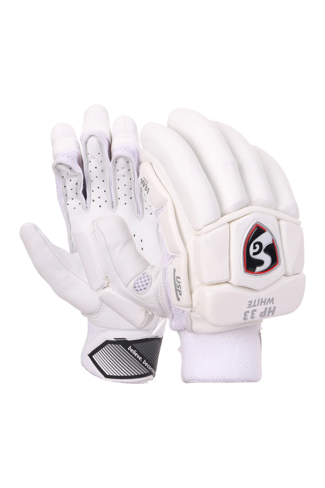 SG Batting Gloves HP 33 White