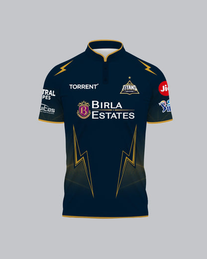 GUJARAT TITANS OFFICIAL MATCH EDITION HALF SLEEVE JERSEY -IPL 2026