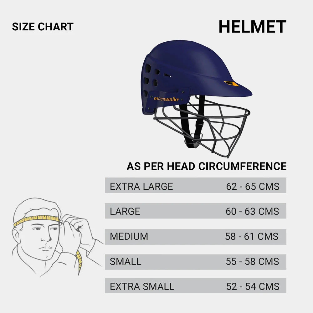 Moonwalkr Cricket Helmet Mind 2.0