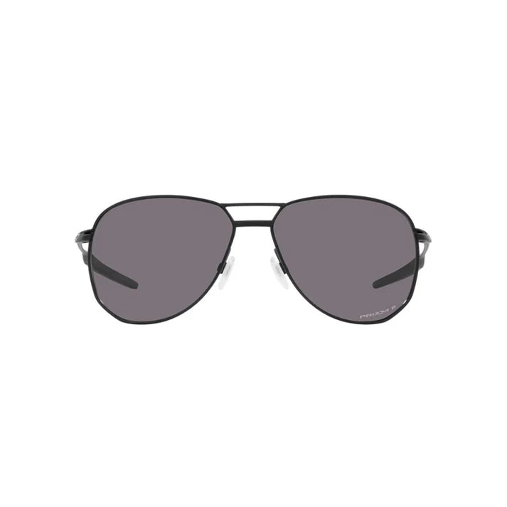 Oakley Sports Sunglasses 6050-01 Contrail TI Satin Black Prizm grey Polarized