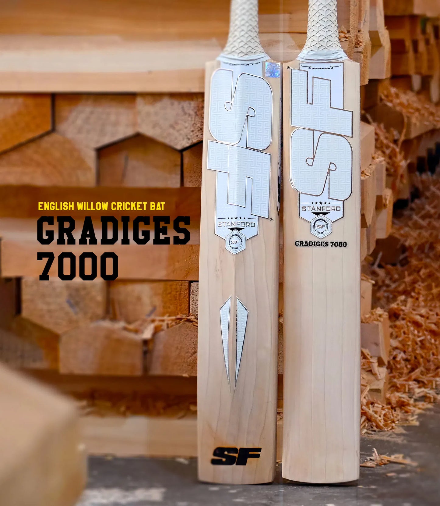 SF GRADIGES 7000 English Willow Cricket Bat