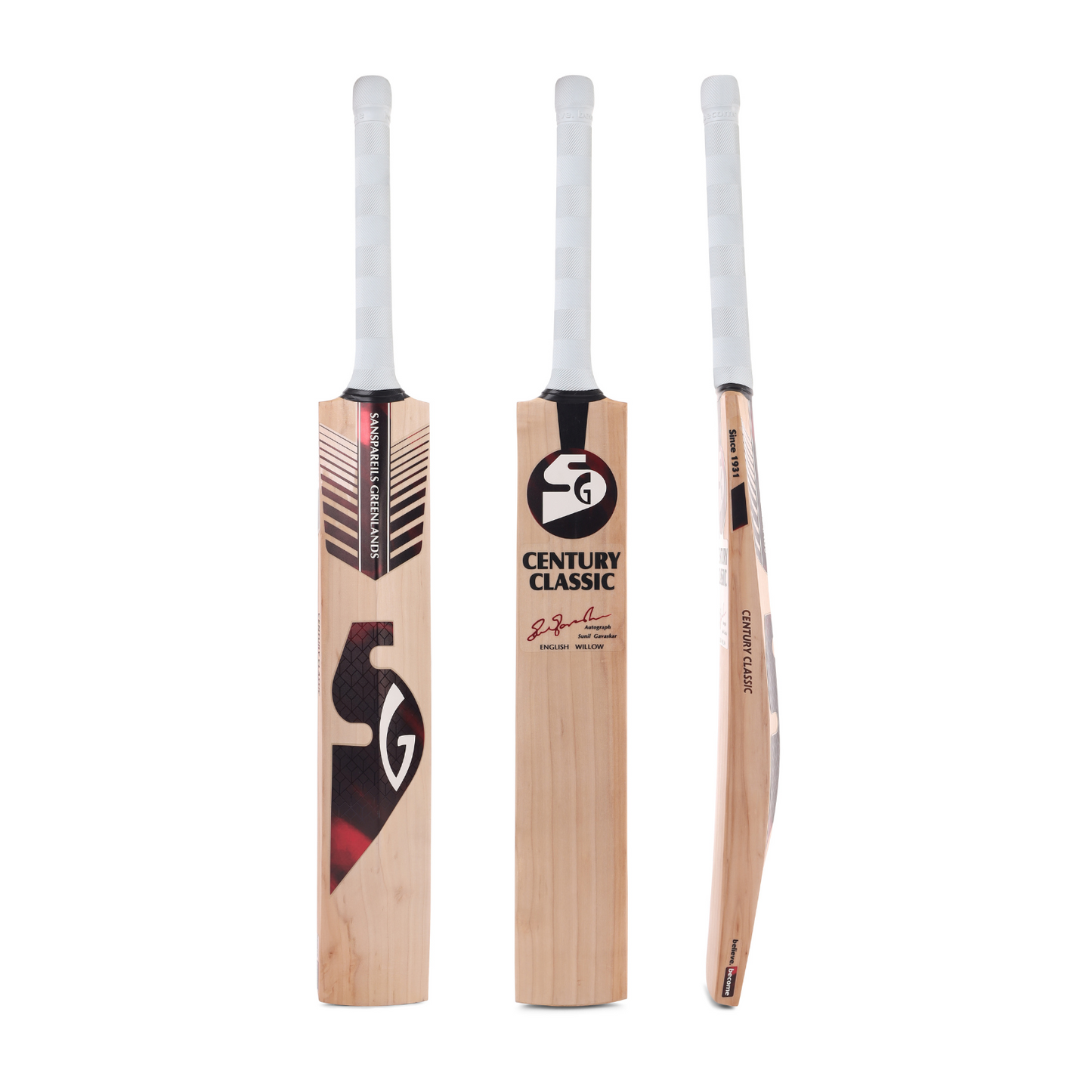 SG Century Classic English Willow Cricket Bat