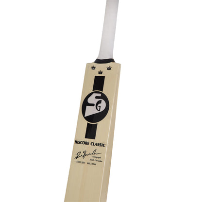 SG Hiscore Classic English Willow Cricket bat SH