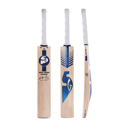 SG Triple Crown Ultimate English Willow Cricket Bat SH