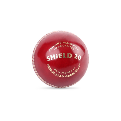 SG Shield 20 White Cricket Leather Ball