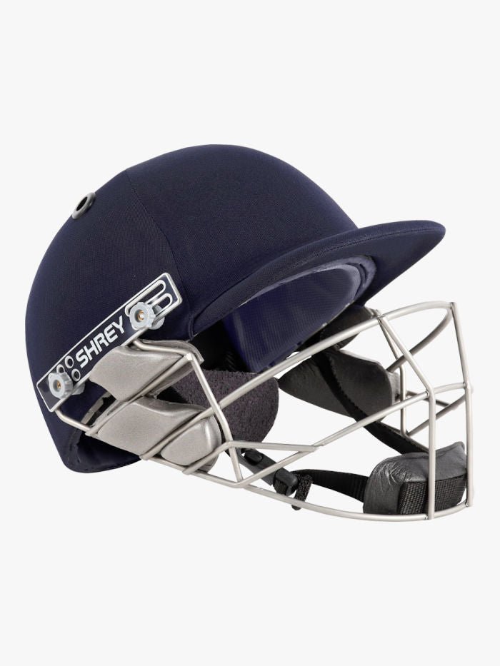 Shrey Pro Guard Stainless Steel 2.0 Helmet Navy - Cric Studio