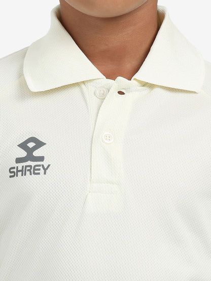 Shrey Cricket Match Shirt Short Sleeve - Junior