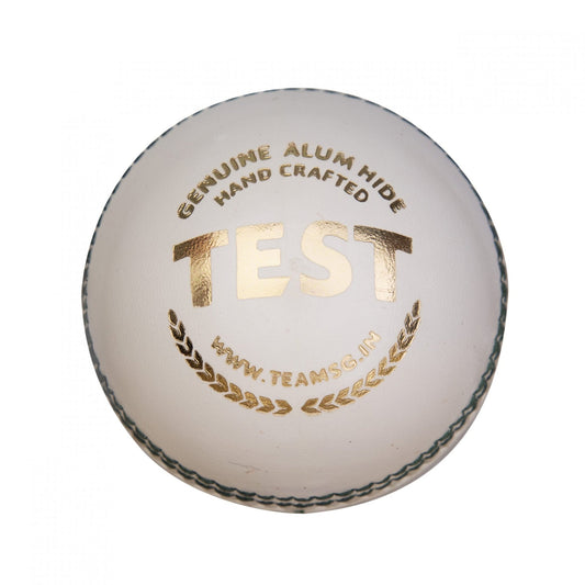 SG Test White Cricket Leather Ball