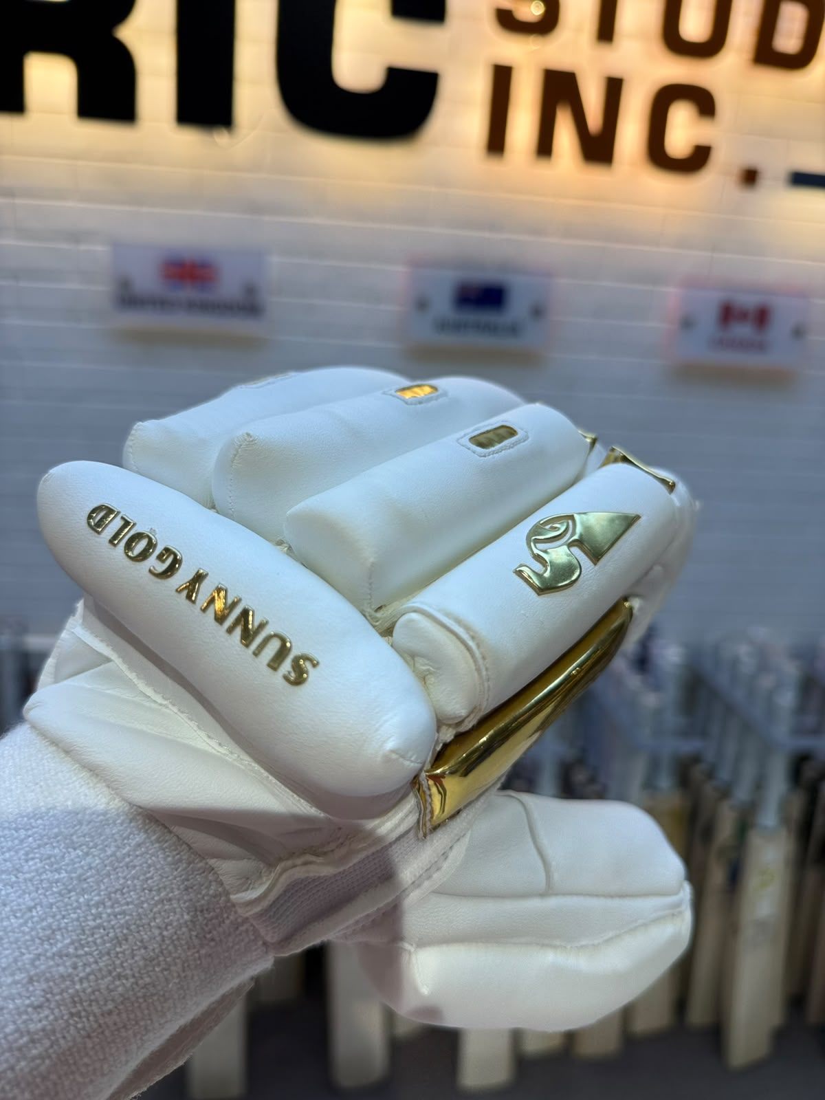 SG Batting Gloves Sunny Gold