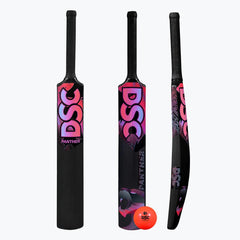 DSC Cricket Bat Plastic Panther (1, 1Ball)