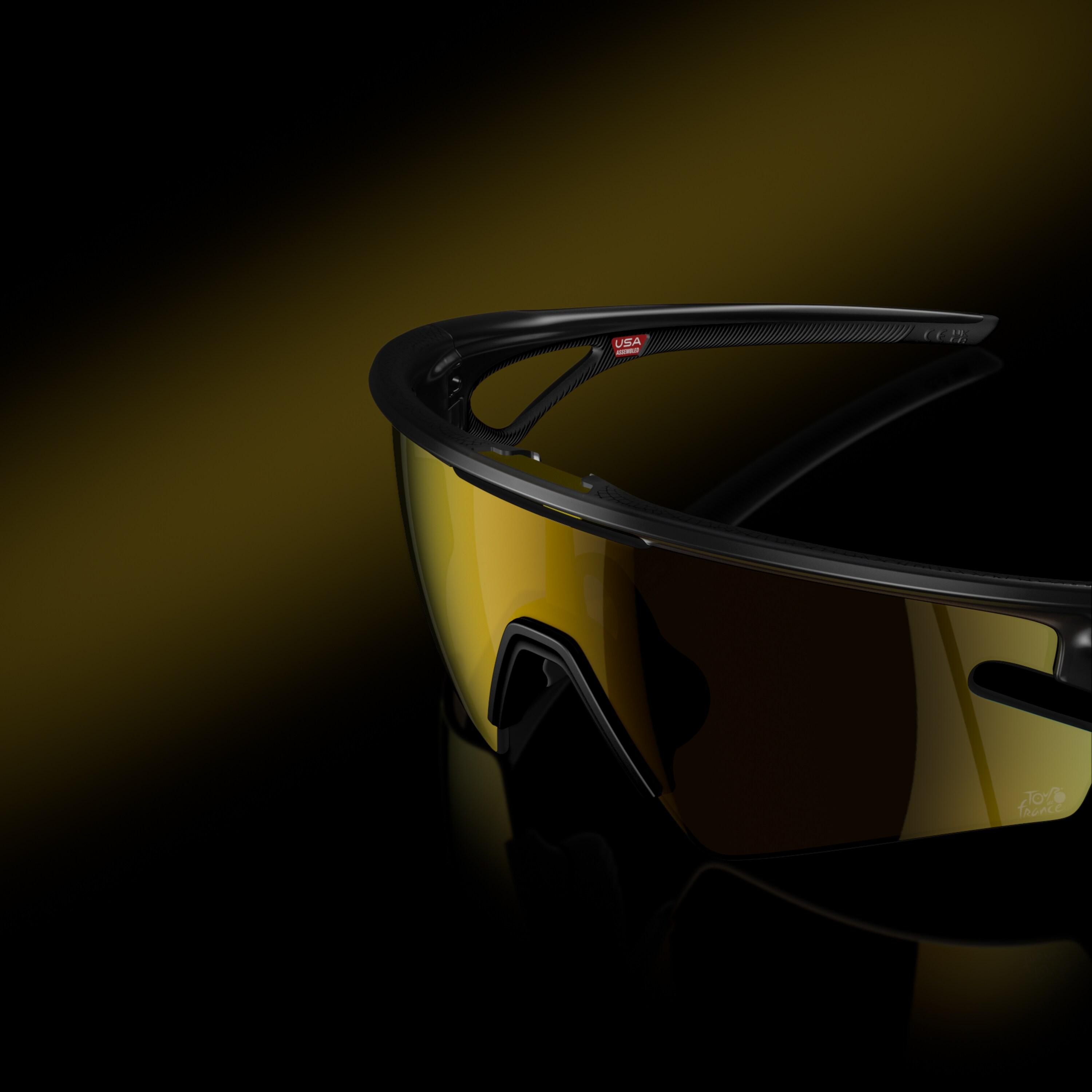 Oakley Sports Sunglasses 9499-01 Sphaera Slash Matte Black Prizm Black Polarized
