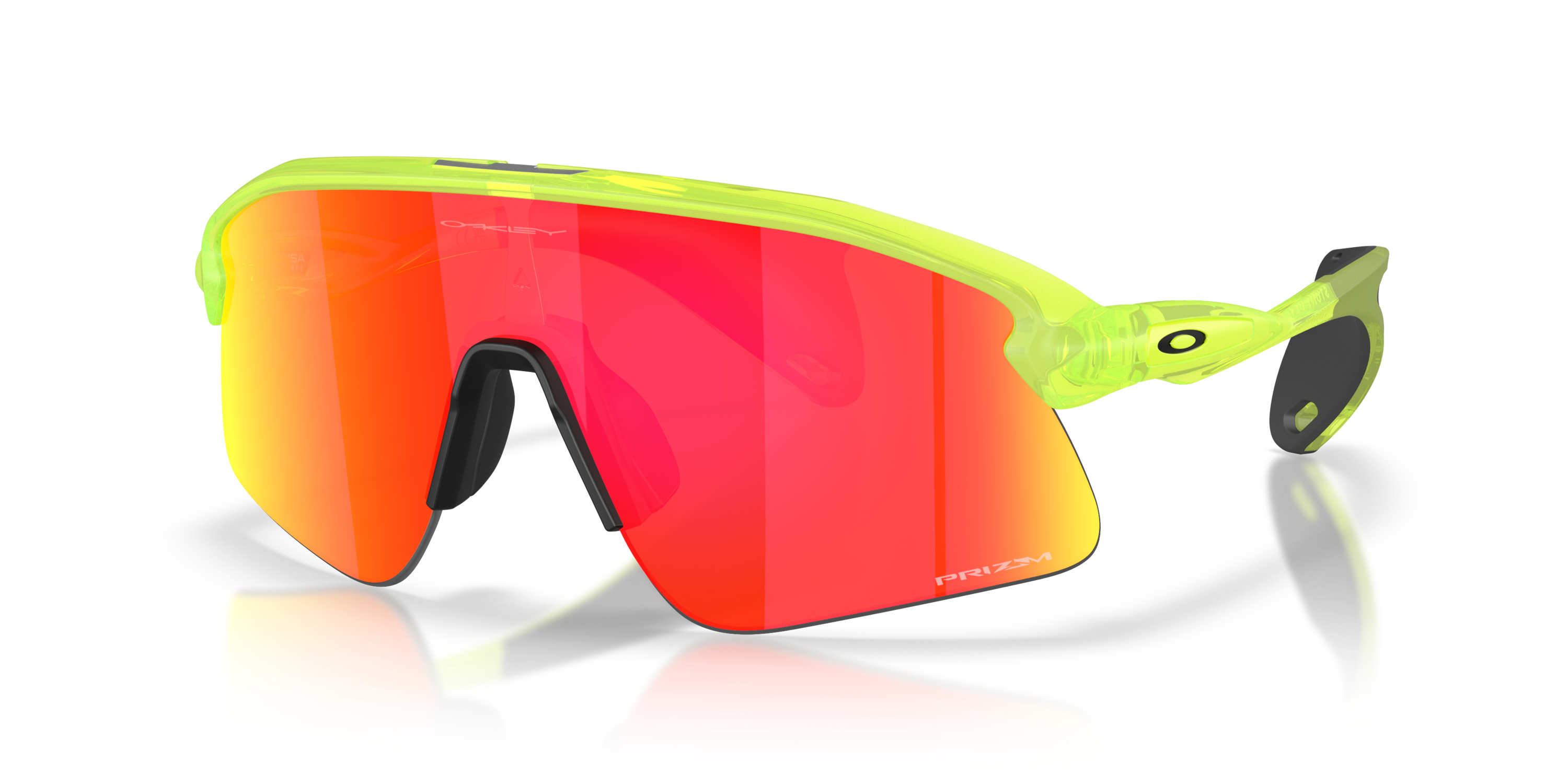 Oakley Sports Sunglasses 9518-03 Stunt Devil S Matte Uranium Prizm Ruby