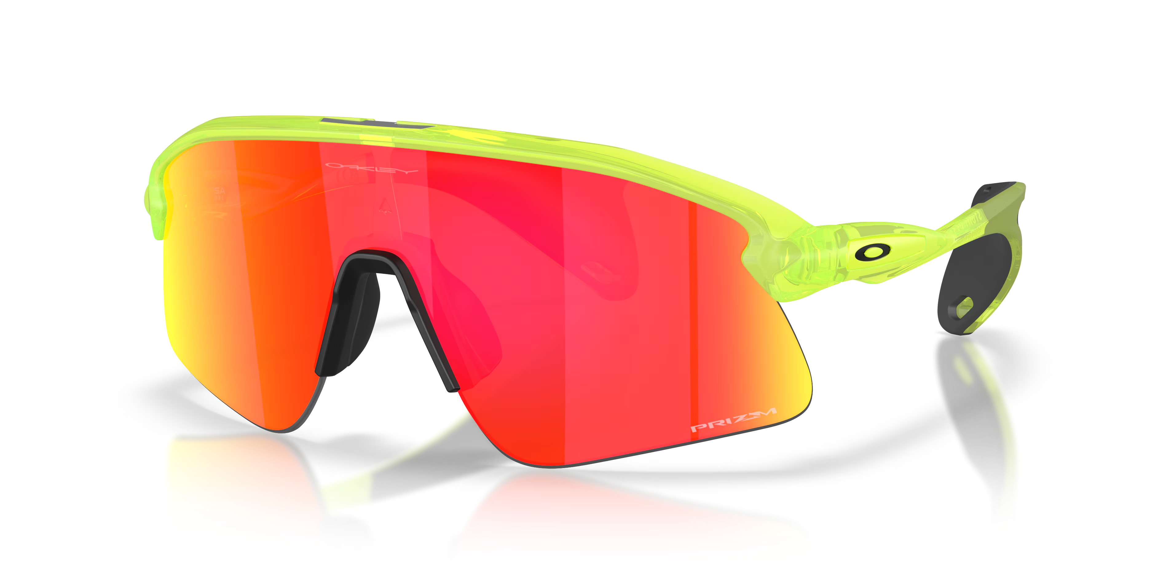 Oakley Sports Sunglasses 9518-03 Stunt Devil S Matte Uranium Prizm Ruby