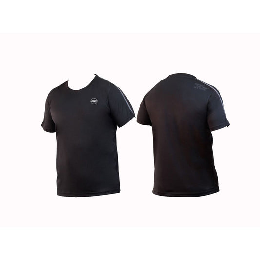 SS T Shirt Pro Super Round Neck Grey/Black