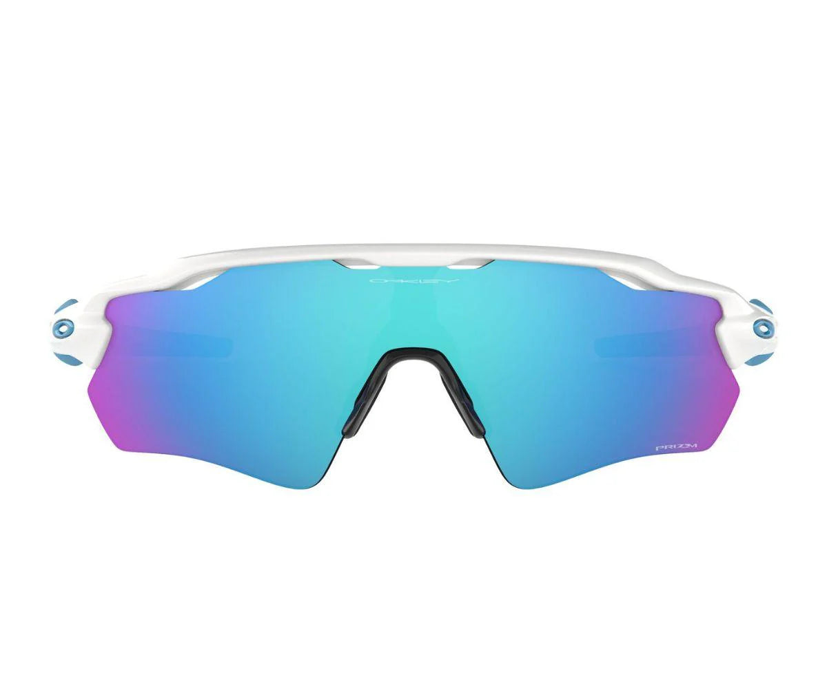 Oakley Sports Sunglasses 9208-57 Radar EV Path Polished White Prizm Sapphire