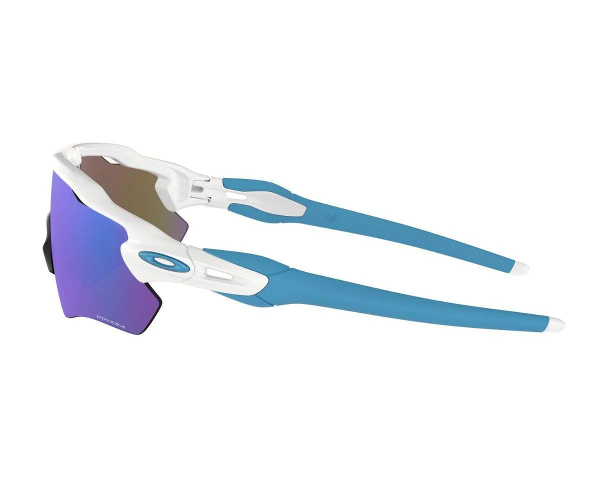 Oakley Sports Sunglasses 9208-57 Radar EV Path Polished White Prizm Sapphire
