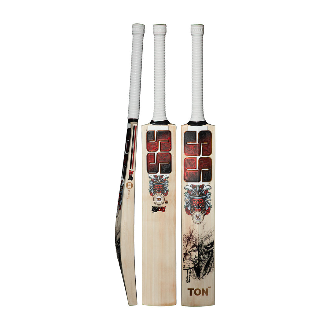 SS Devils bat (Red) English Willow Cricket Bat –SH