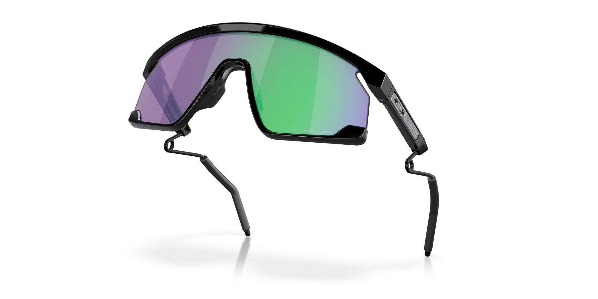 Oakley Sports Sunglasses 9237-07 BXTR Metal Polished Black Przim Jade