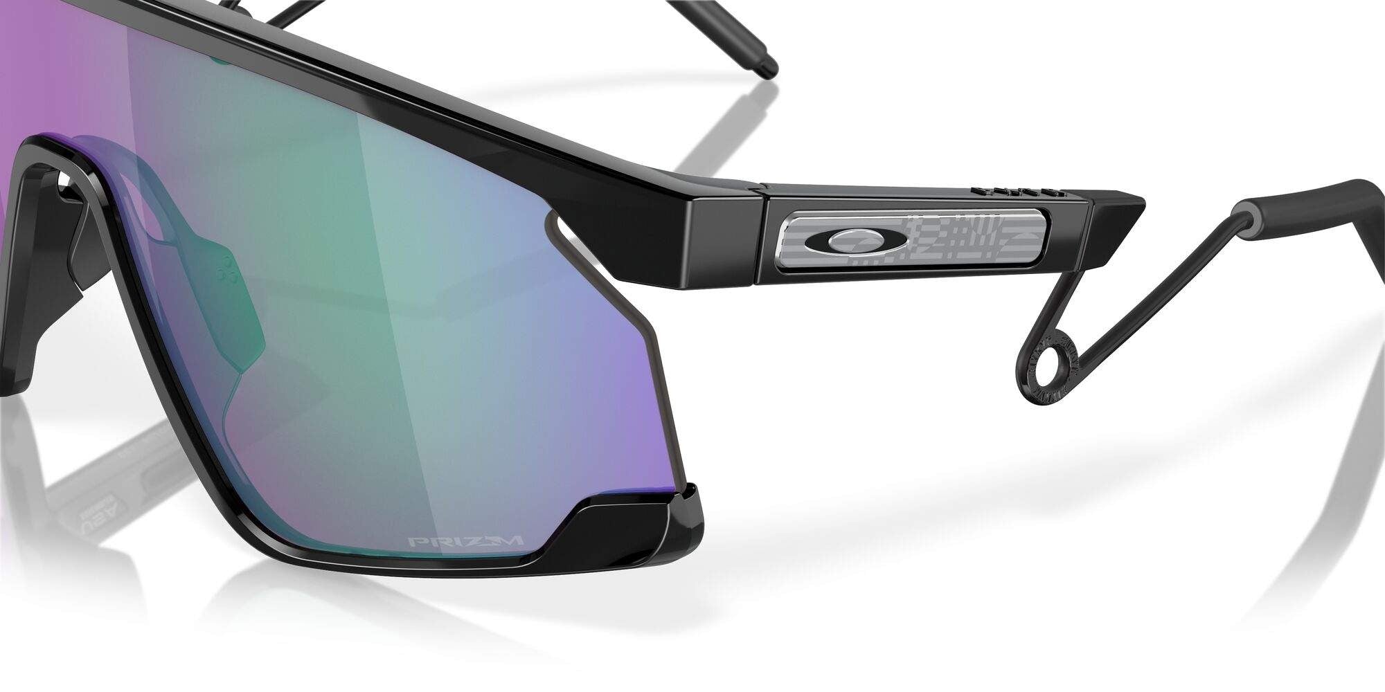Oakley Sports Sunglasses 9237-07 BXTR Metal Polished Black Przim Jade