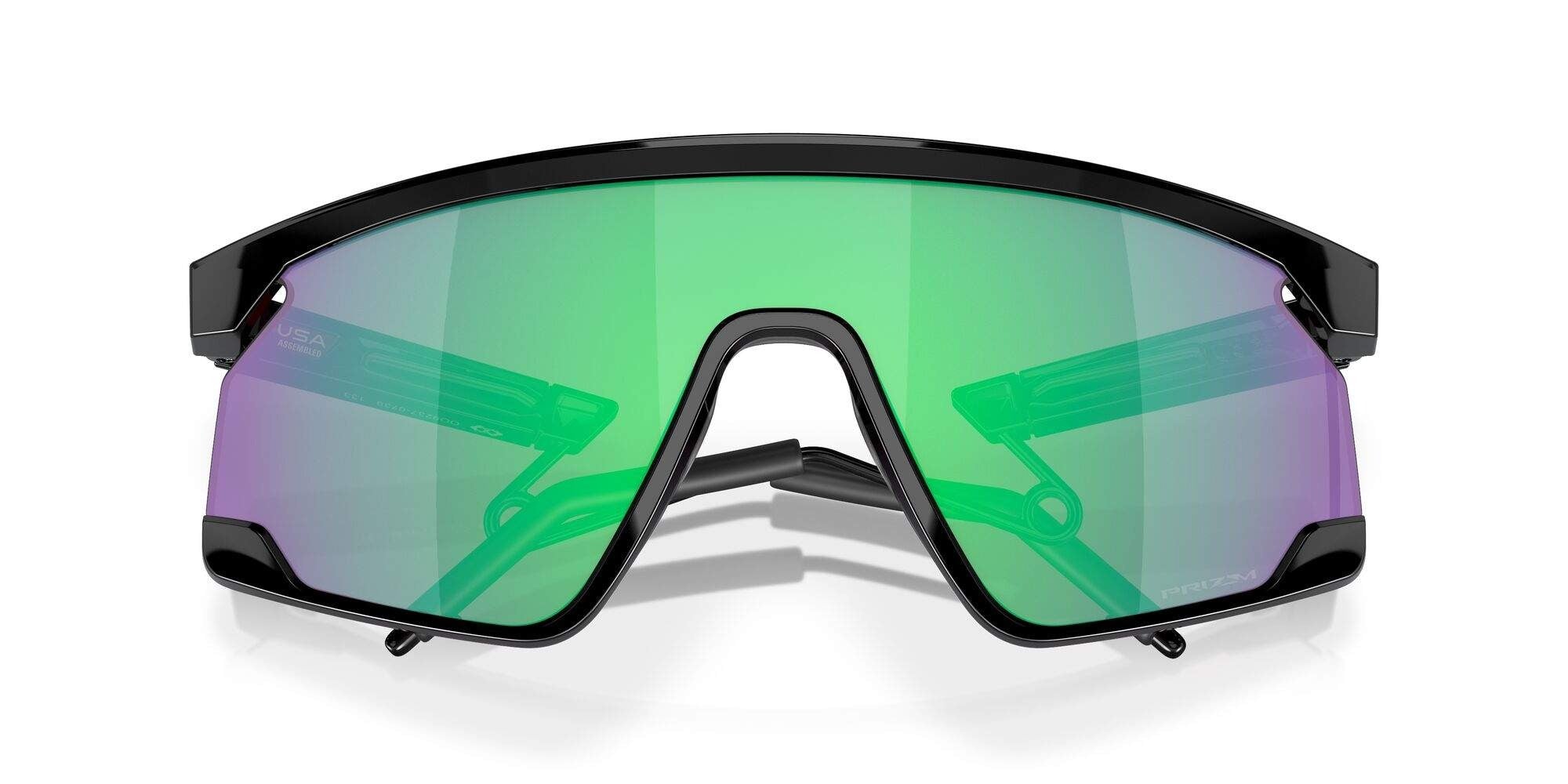Oakley Sports Sunglasses 9237-07 BXTR Metal Polished Black Przim Jade