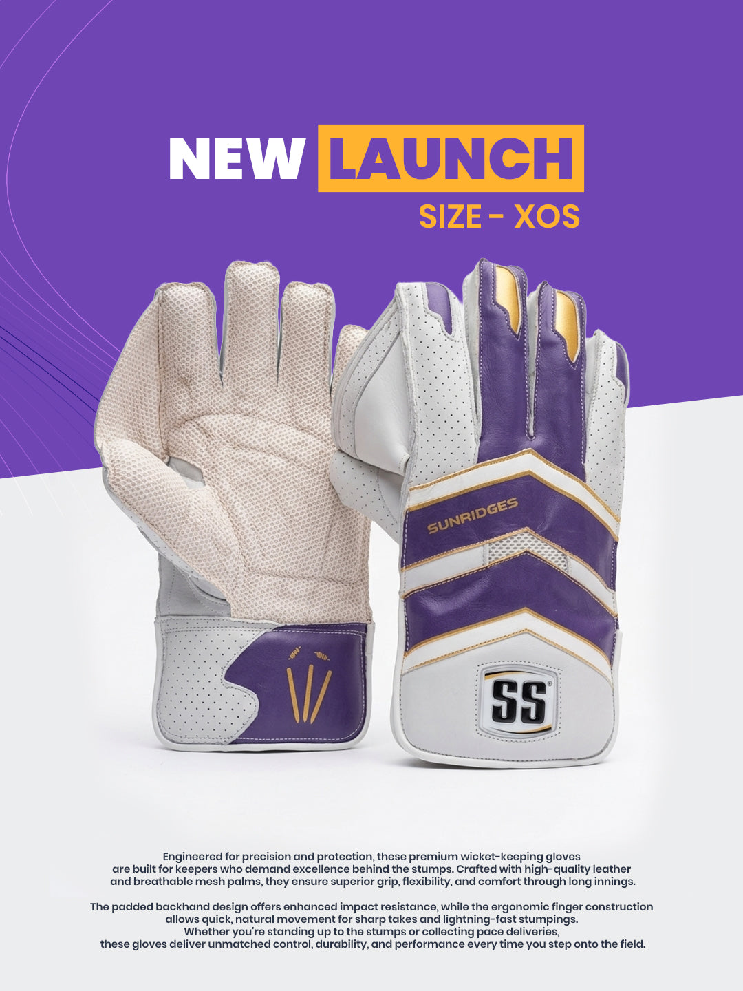 Sunridges Wicket Keeping Gloves Falcon
