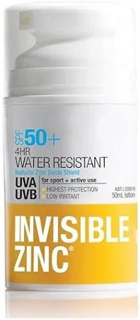 Invisible Zinc 4HR Resistant SPF50+ - Cric Studio